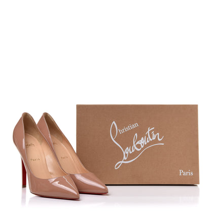 Christian Louboutin Patent Pigalle 100 Pumps 40 Nude 8 of 8