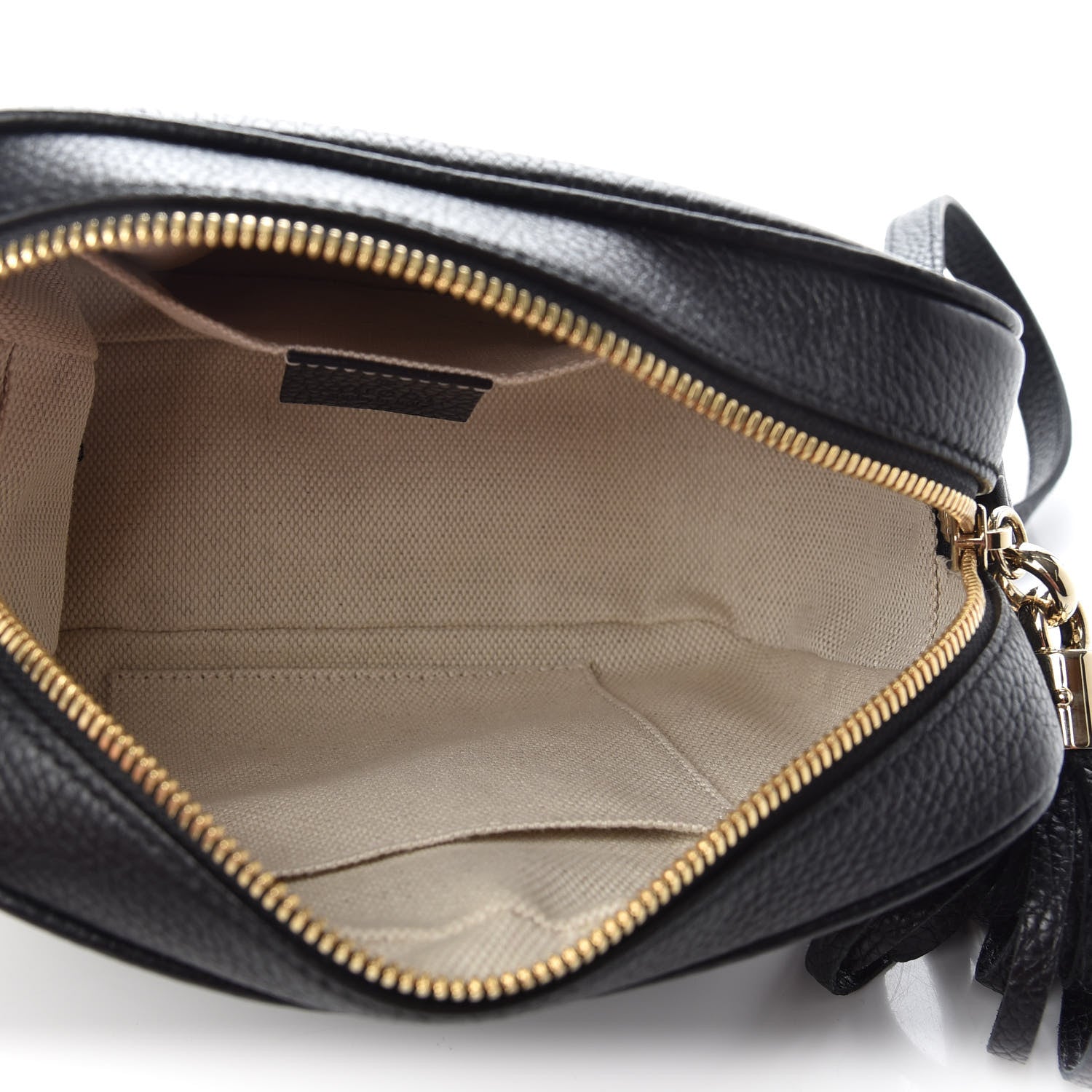Gucci Pebbled Calfskin Small Soho Disco Bag Black 5 of 8
