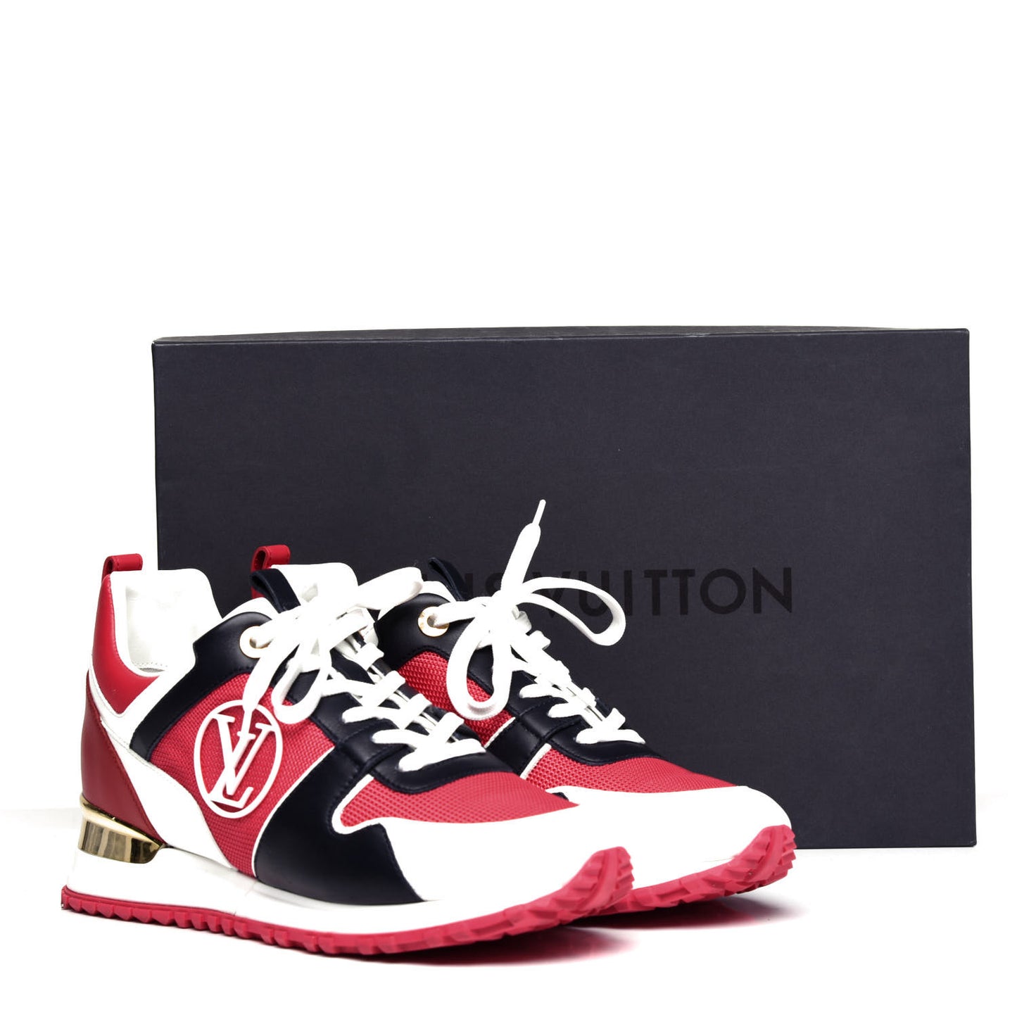 Calfskin Run Away Sneakers 37.5 Framboise Pink