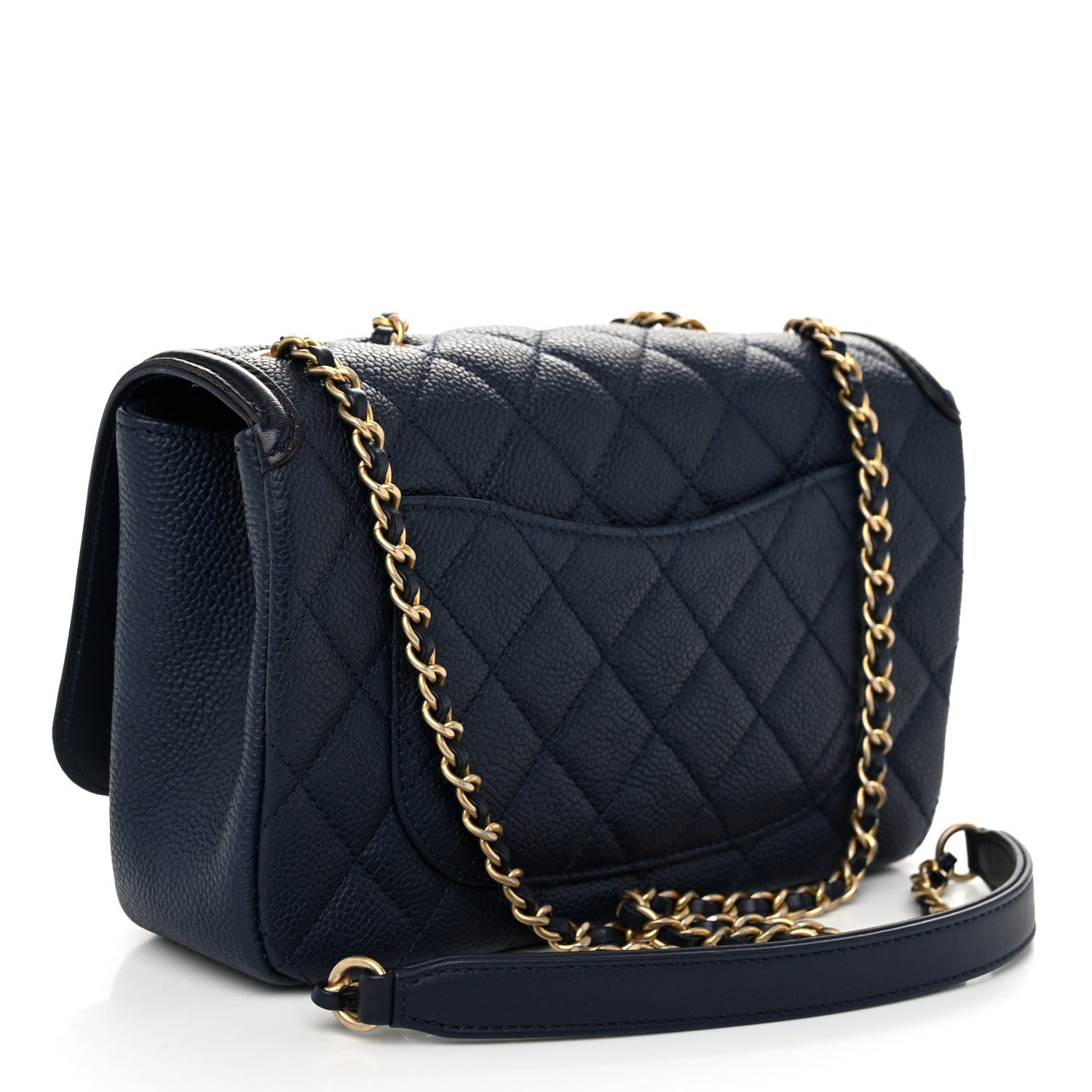 Chanel Caviar Quilted Small CC Filigree Flap Black 3 of 10