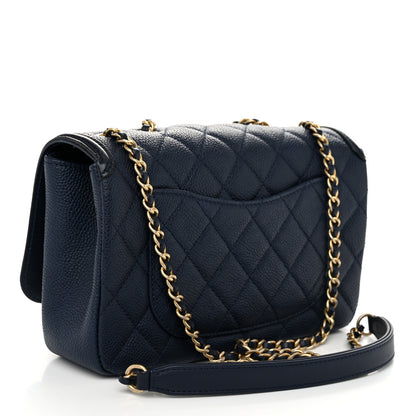 Chanel Caviar Quilted Small CC Filigree Flap Black 3 of 10