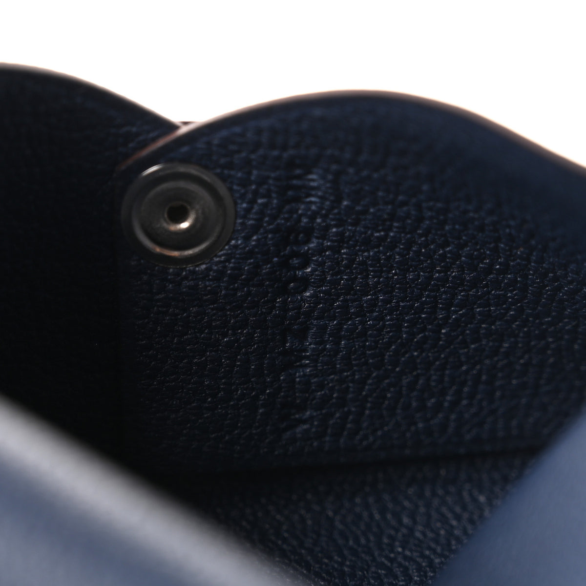 Swift Horseshoe Calvi Card Case Gold Bleu Navy