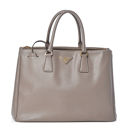 Prada Saffiano Large Galleria Double Zip Tote Argilla 1 of 13