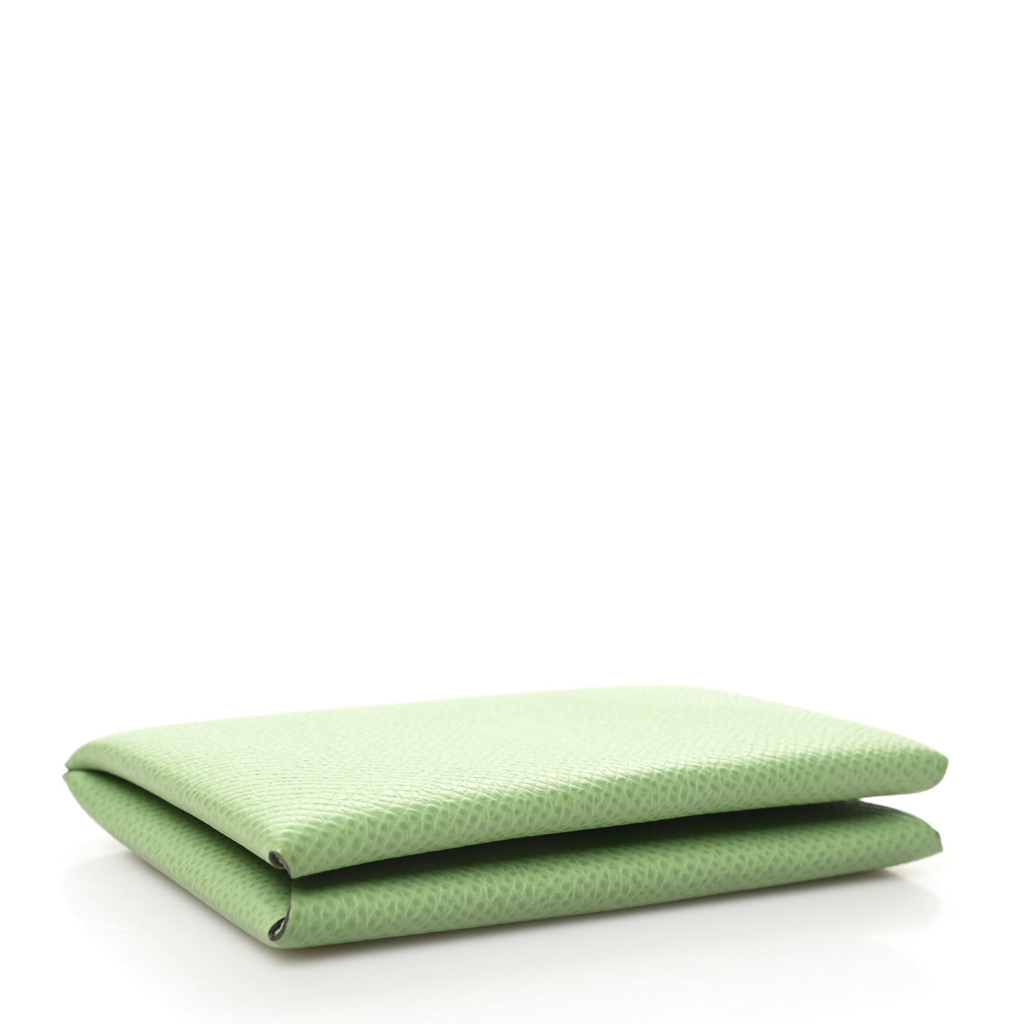 Epsom Calvi Card Case Vert Criquet