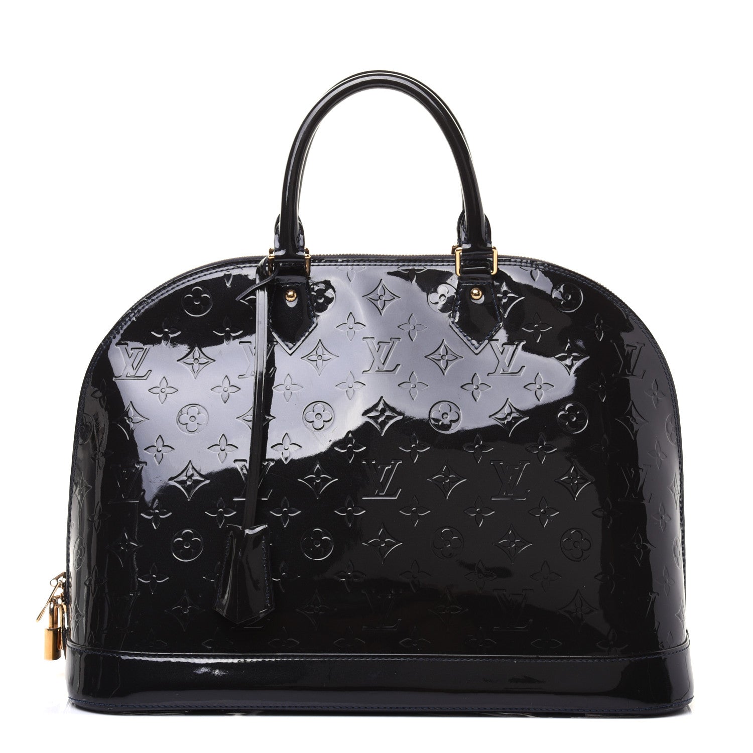Louis Vuitton Vernis Alma MM Blue Infini 1 of 19