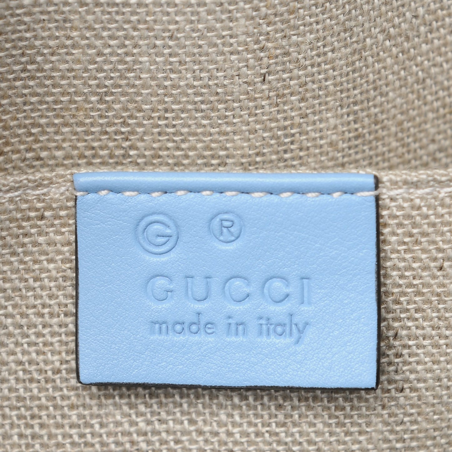 Microguccissima Mini Bree Messenger Bag Mineral Blue