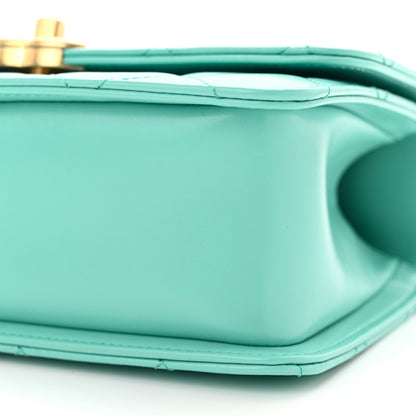 Chanel Calfskin Quilted Mini Perfect Fit Flap Turquoise 10 of 11
