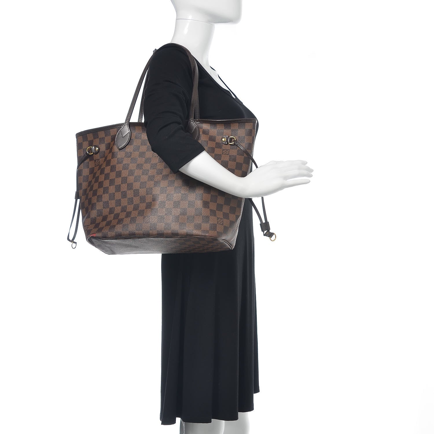 Louis Vuitton Damier Ebene Neverfull MM 2 of 23