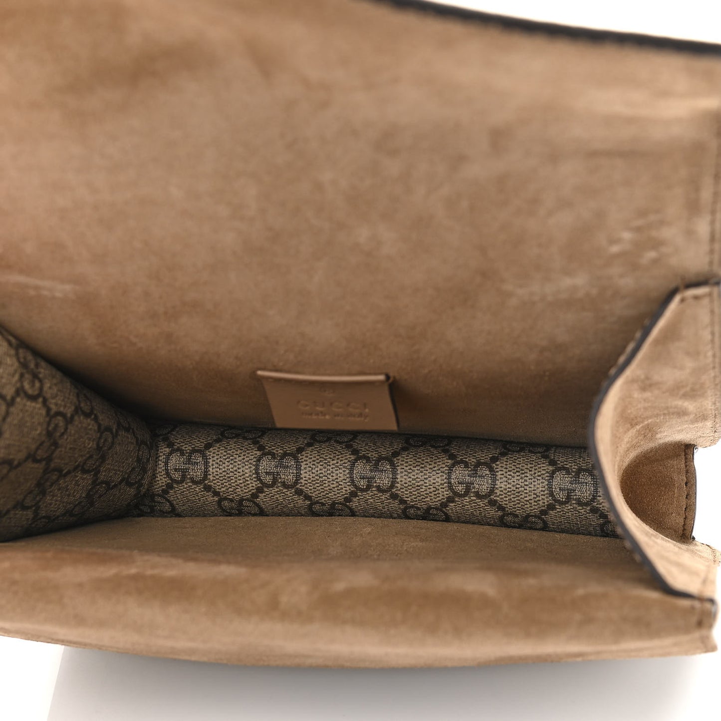 GG Supreme Monogram Mini Dionysus Shoulder Bag Taupe