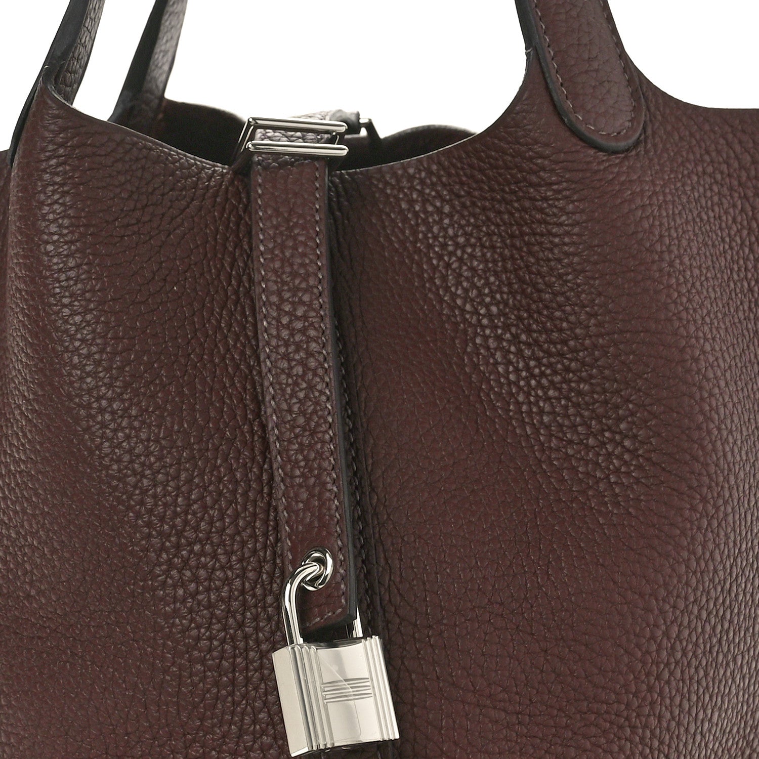 Hermes Taurillon Clemence Picotin Lock 18 PM Havane 7 of 9