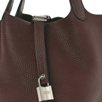 Hermes Taurillon Clemence Picotin Lock 18 PM Havane 7 of 9