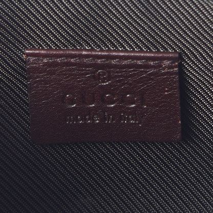 Gucci Guccissima Small Cosmetic Pouch Dark Brown 5 of 8