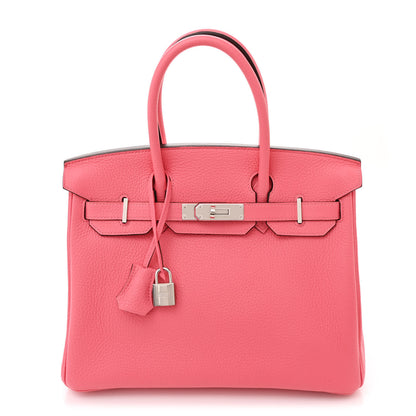 Hermes Togo Birkin 30 Rose Azalee 1 of 12