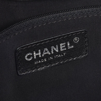 Chanel Calfskin Cerf Executive Shopper Tote Black 10 of 15