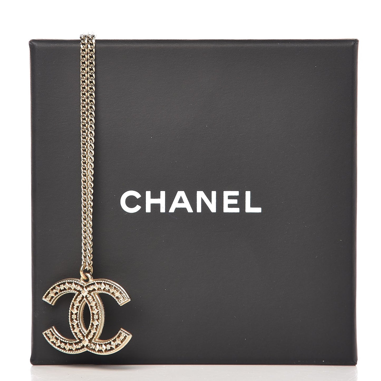 CC Pendant Necklace Gold