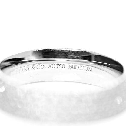 Tiffany 18K White Gold Diamond Metro Five-Row Ring 53 6.5 5 of 6