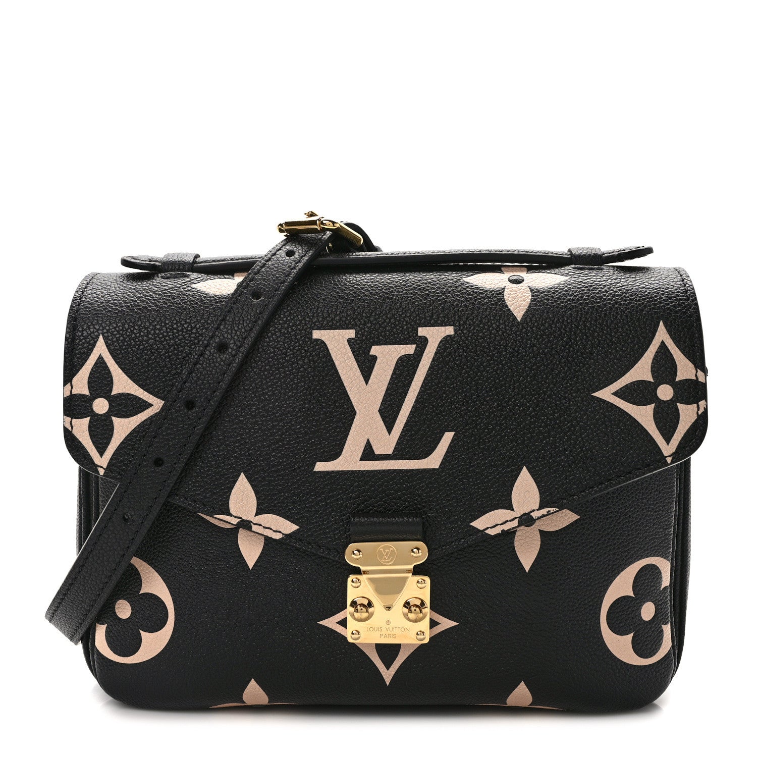Louis Vuitton Empreinte Monogram Giant Pochette Metis Black Beige 1 of 11