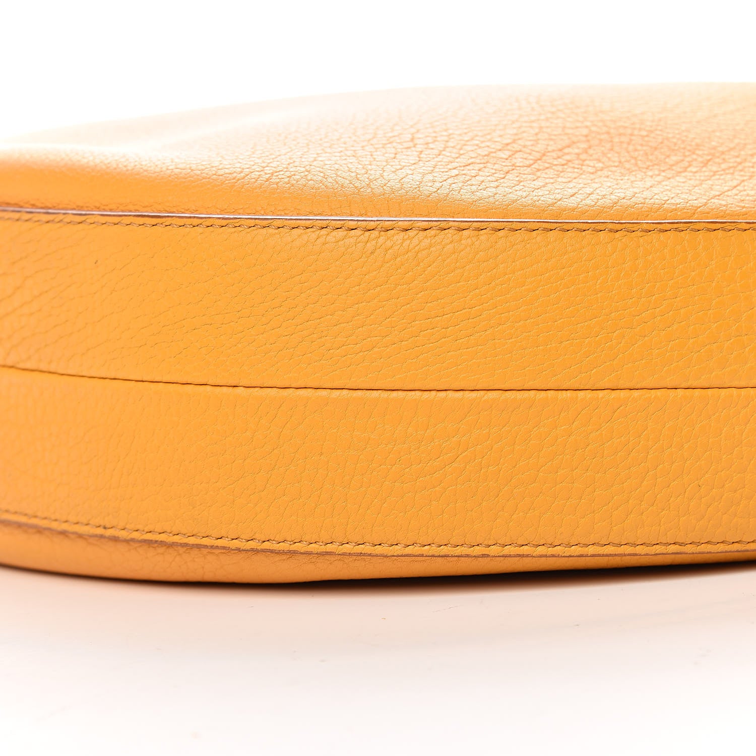 Celine Crisped Calfskin Medium Hobo Saffron 10 of 11