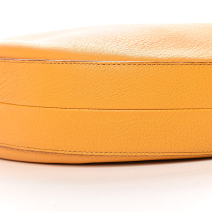 Celine Crisped Calfskin Medium Hobo Saffron 10 of 11