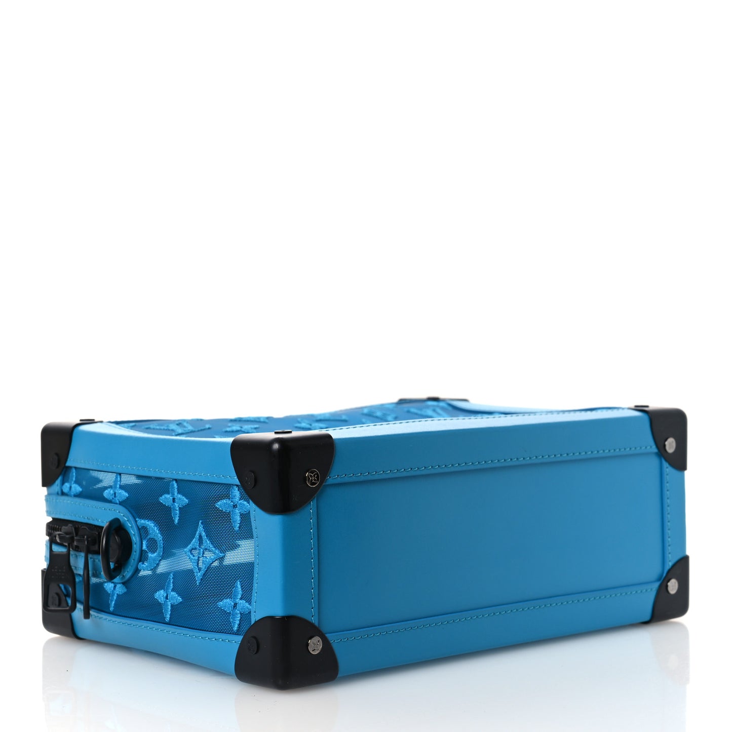 Monogram See Through Soft Trunk Turquoise