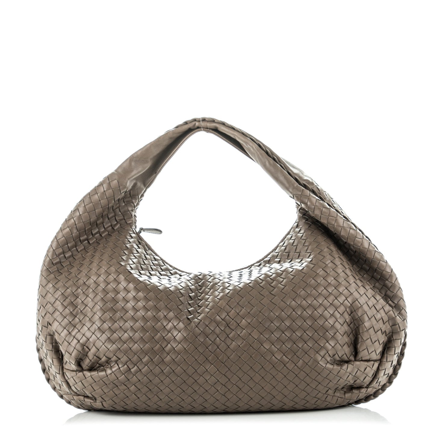 Nappa Intrecciato Large Veneta Hobo Shadow