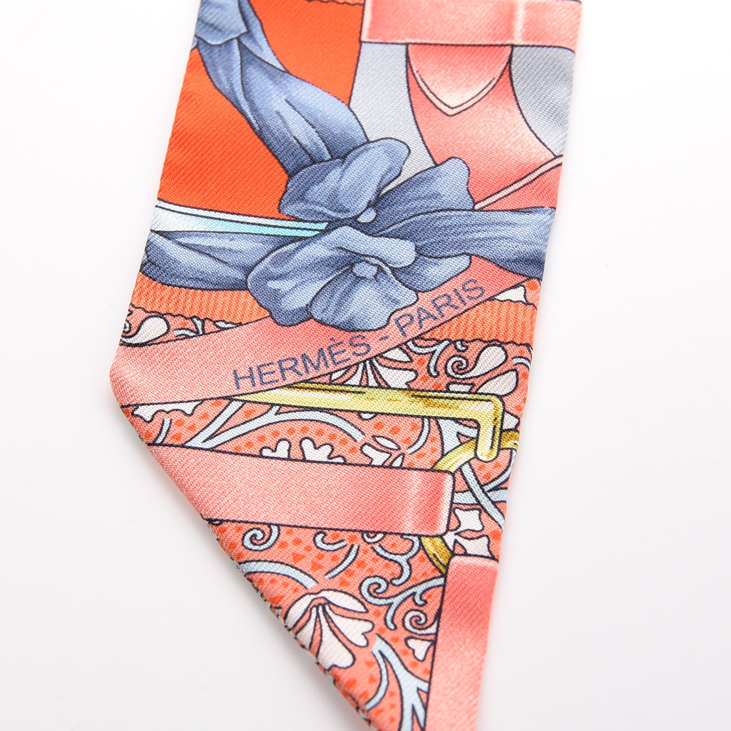 Hermes Silk Grand Manege Fleuri Twilly 4 of 5