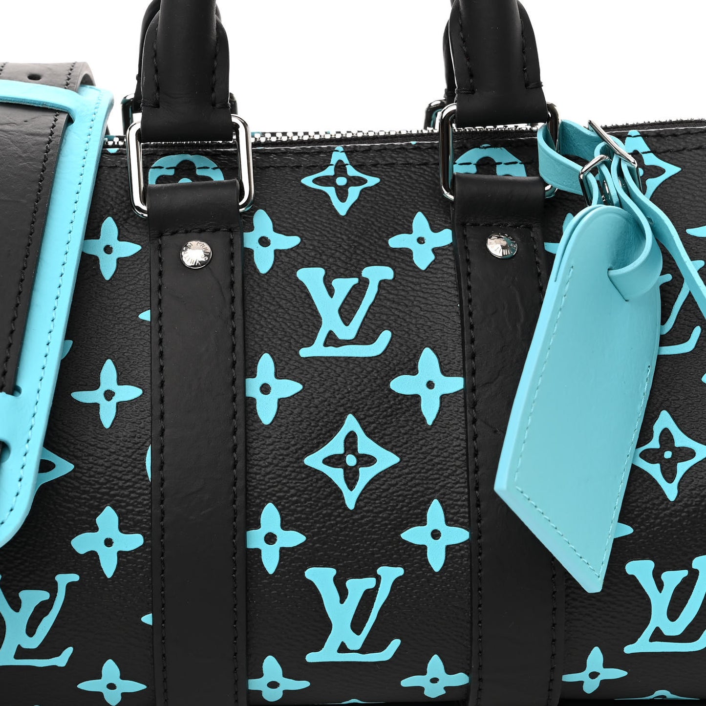 Monogram Playground Keepall Bandouliere 25 Black