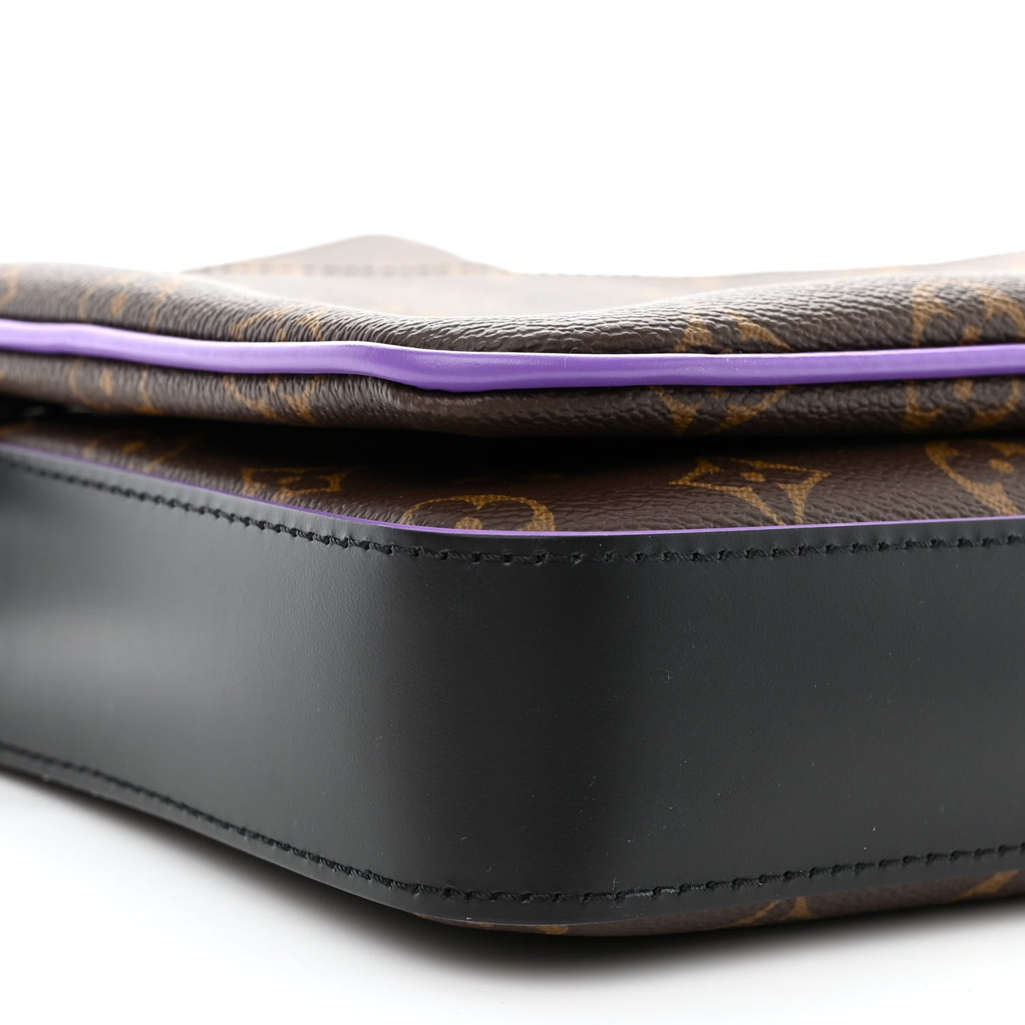 Monogram Macassar Trio Messenger Purple