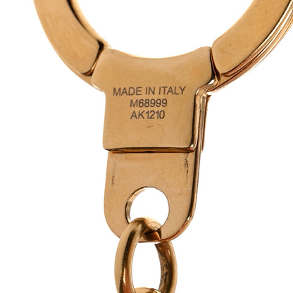 Louis Vuitton Monogram Spring Street Bag Charm Key Holder Gold 3 of 5