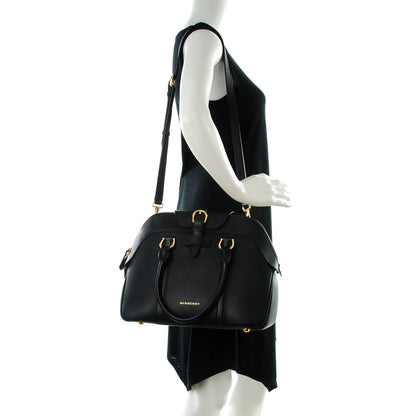Burberry Derby Calfskin Medium Milverton Satchel Black 2 of 7