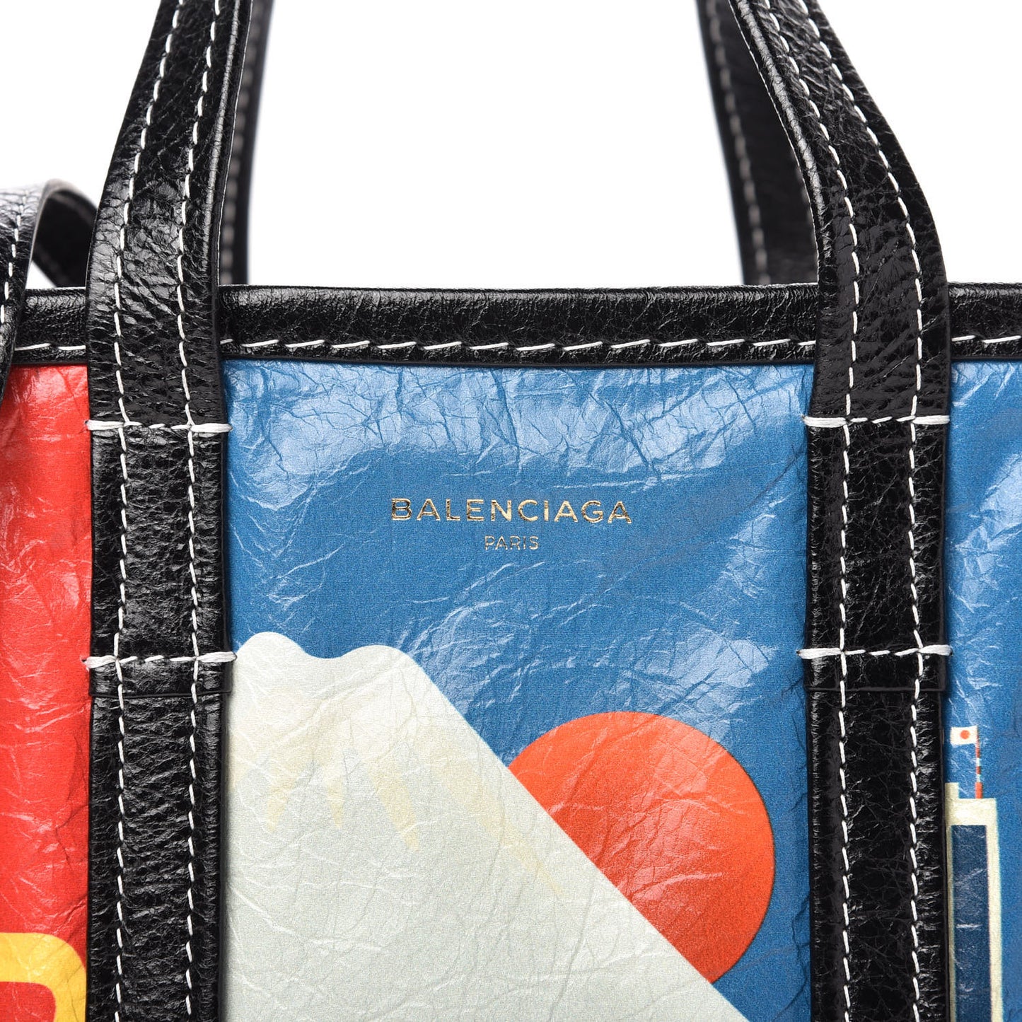 Agneau Arena Tokyo Print XS Bazar Shopper Tote
