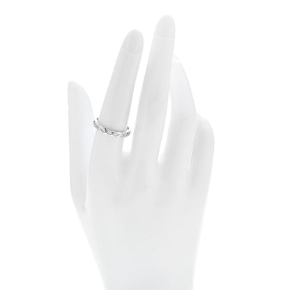 Chanel 18K White Gold Diamond Mini Coco Crush Ring 55 7.25 2 of 5