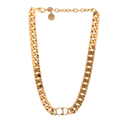 Christian Dior Metal 30 Montaigne Necklace Gold 3 of 5