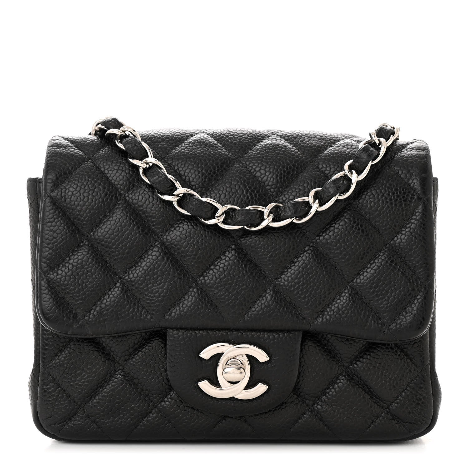 Chanel Caviar Quilted Mini Square Flap Black 1 of 10