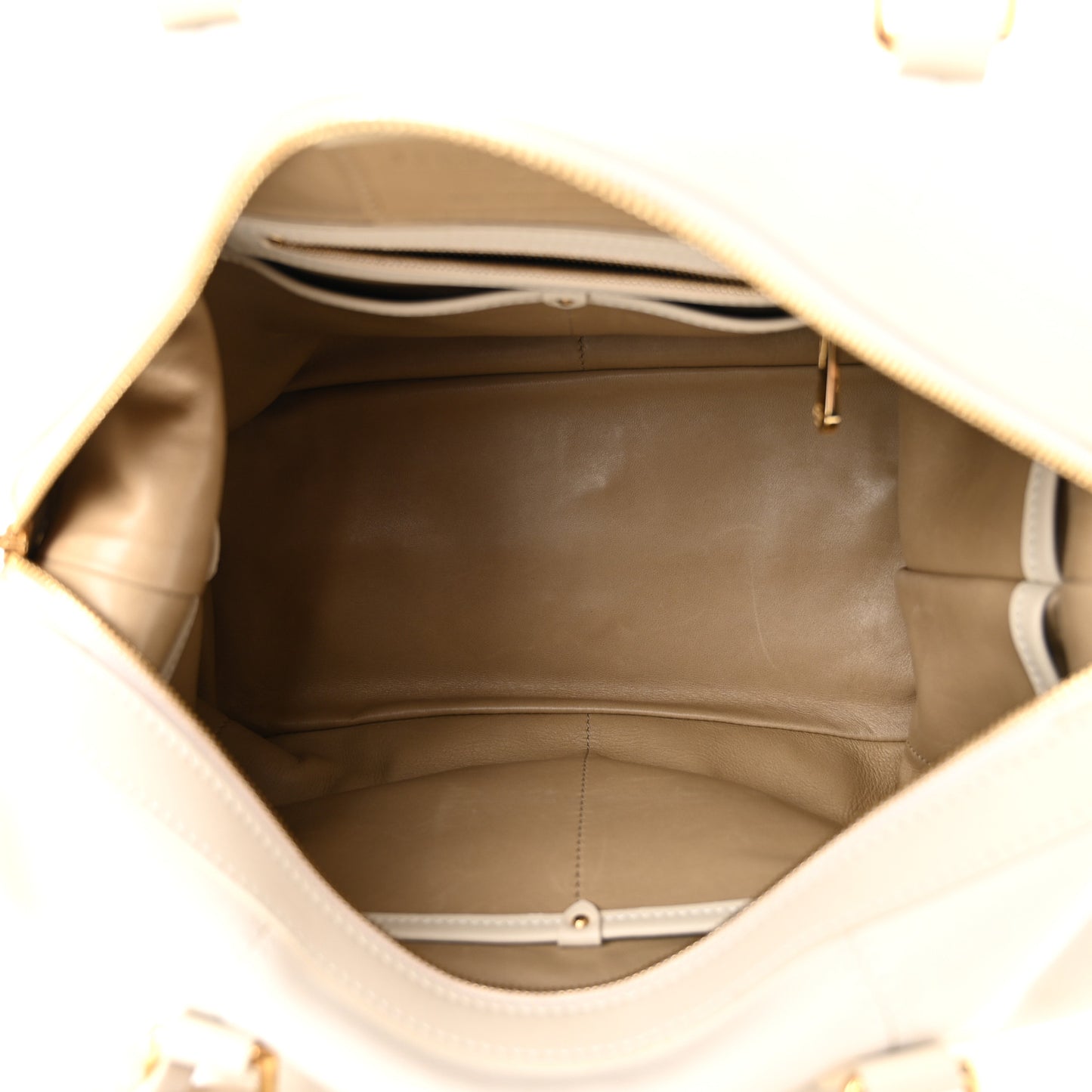 Calfskin Sac Louis White