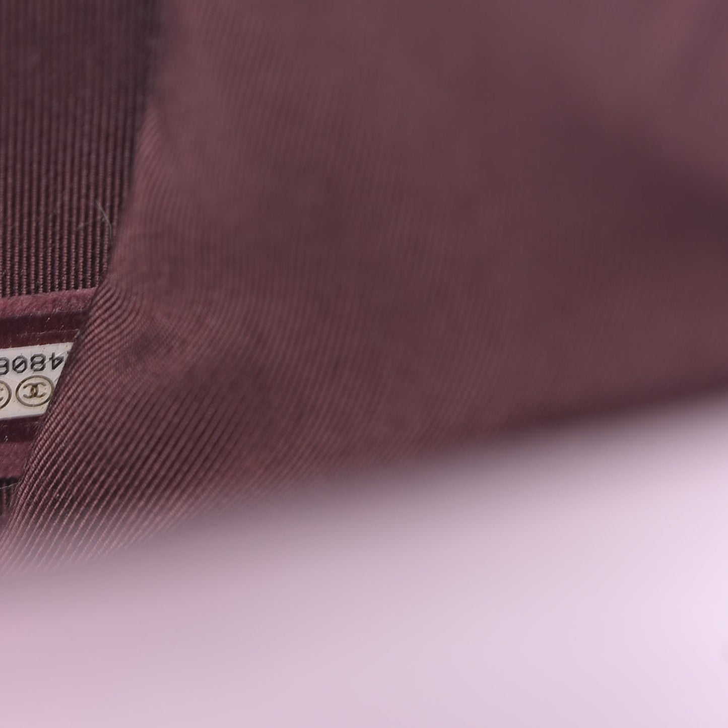 Calfskin Quilted Large Flap Bag Burgundy