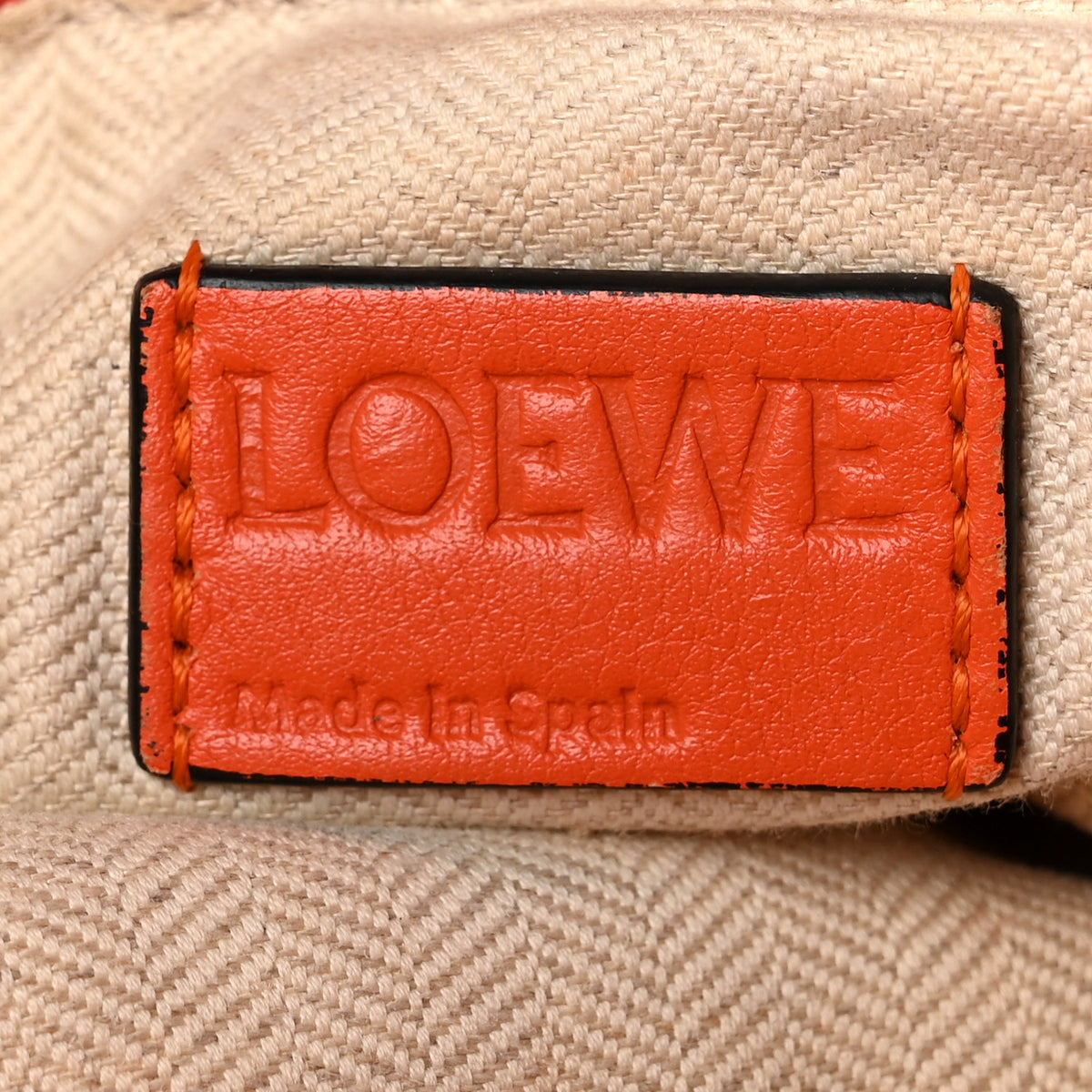 Loewe Calfskin Medium Puzzle Bag Orange Multi 6 of 11