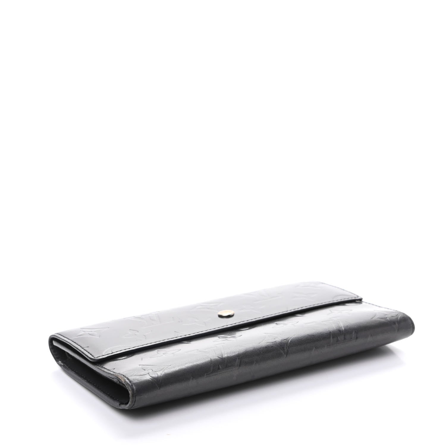 Louis Vuitton Mat Monogram Porte Tresor International Black 4 of 9