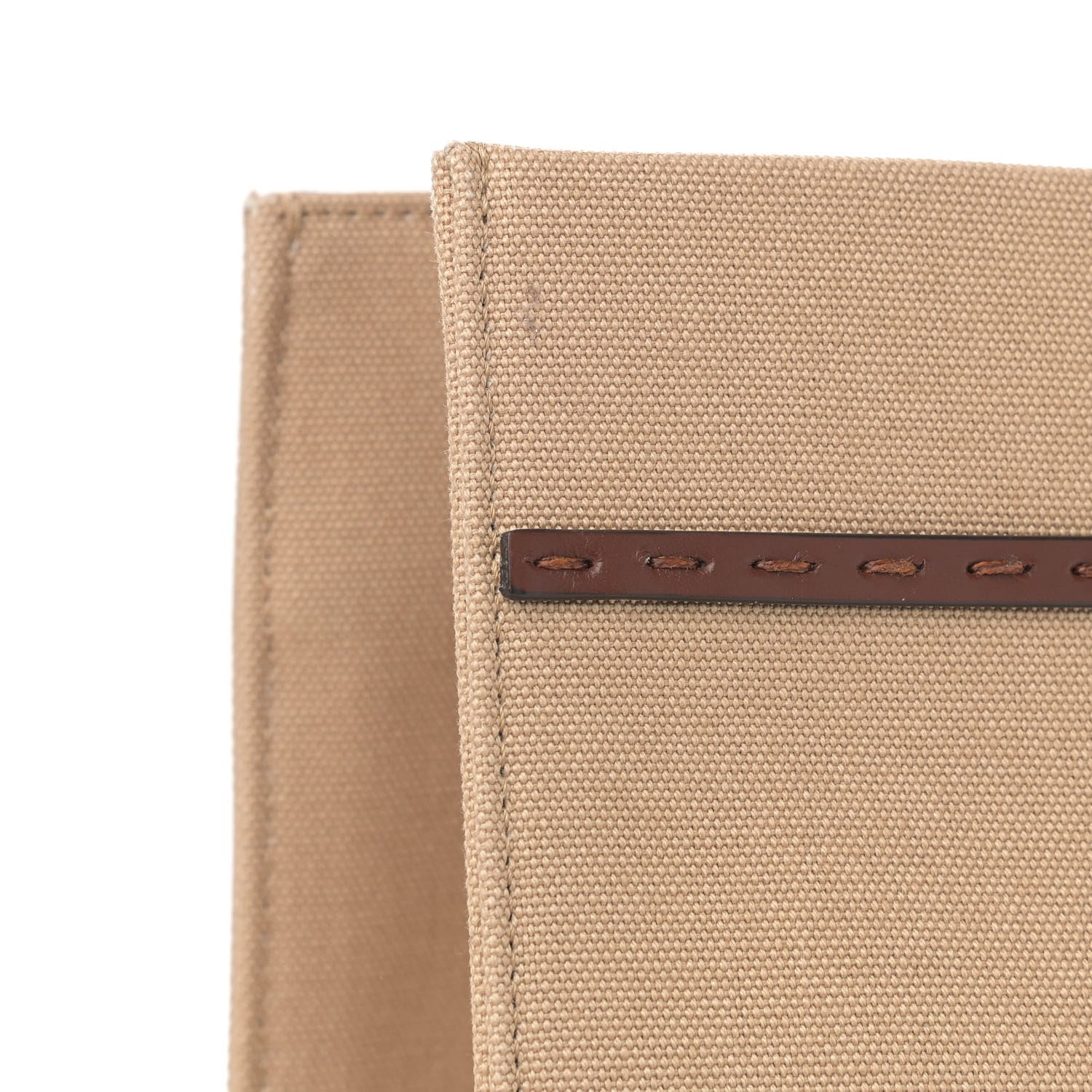 Fendi Canvas Vitello King Logo Embroidered Medium Fendi Sunshine Shopper Tote Sand Ghianda 10 of 11