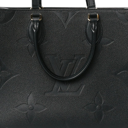 Louis Vuitton Empreinte Monogram Giant Onthego MM Black 7 of 10