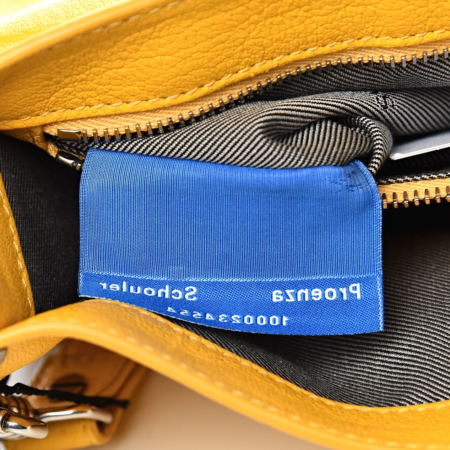 Proenza Schouler Lambskin PS1 Mini Crossbody Bag Lemon 8 of 11