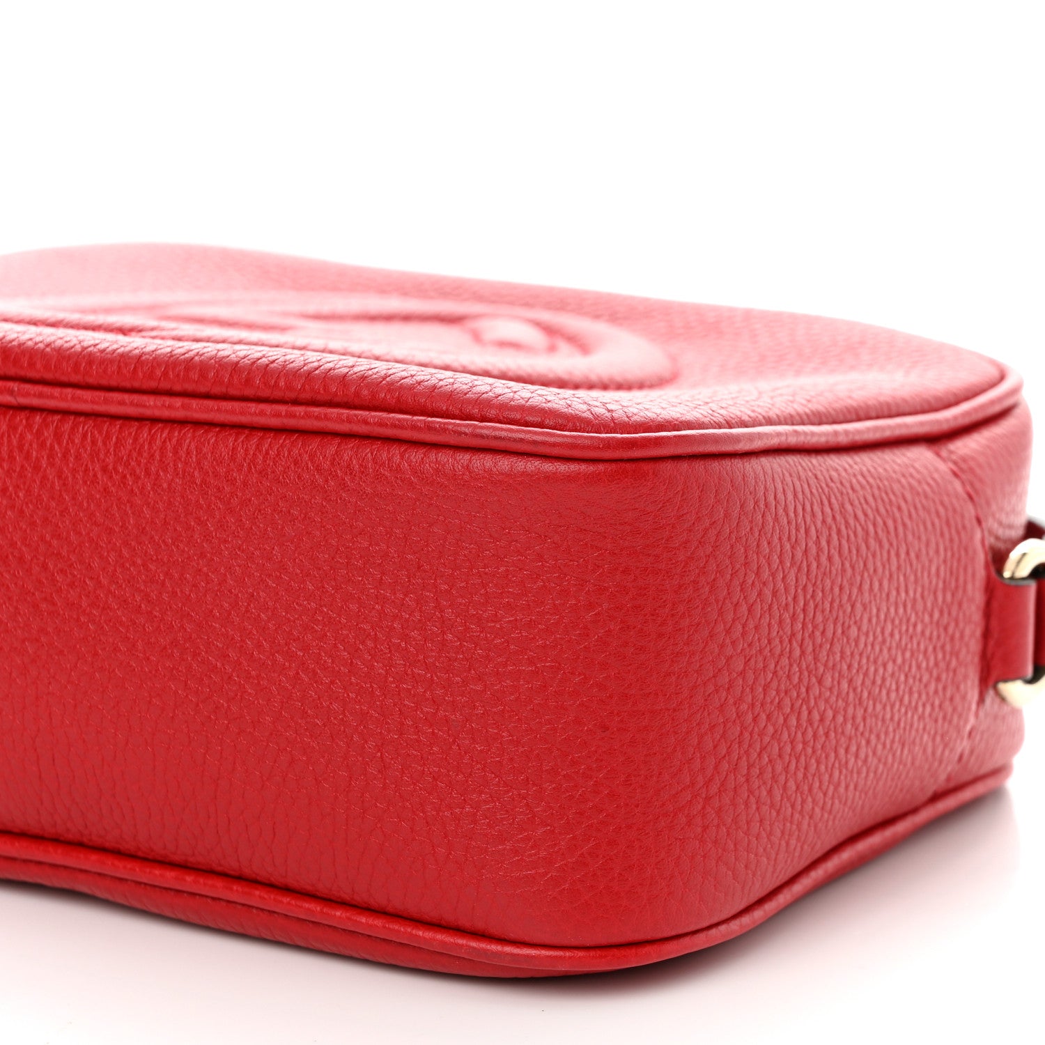 Gucci Pebbled Calfskin Small Soho Disco Bag Tabasco Red 10 of 10