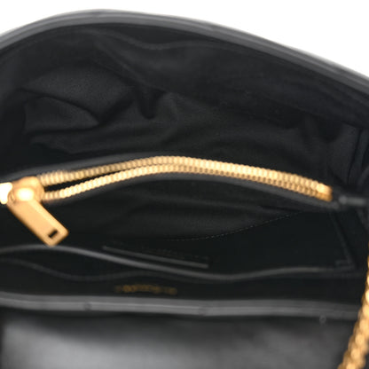 Saint Laurent Calfskin Y Quilted Monogram Small Loulou Chain Satchel Black 5 of 10