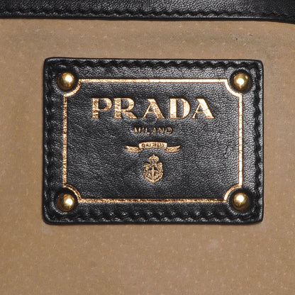 Prada Soft Calf Shoulder Bag Nero Black 8 of 9