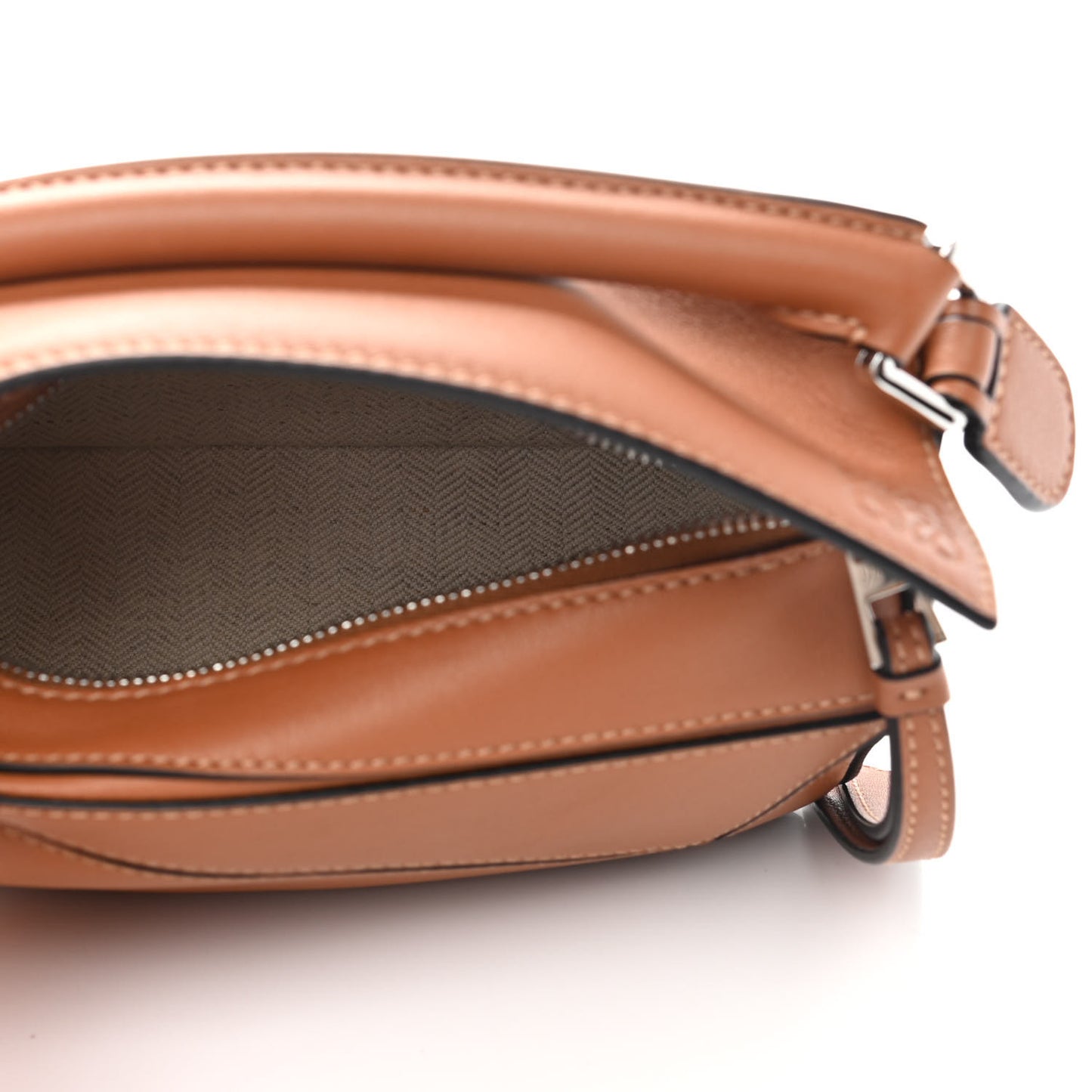 Calfskin Mini Puzzle Bag Tan