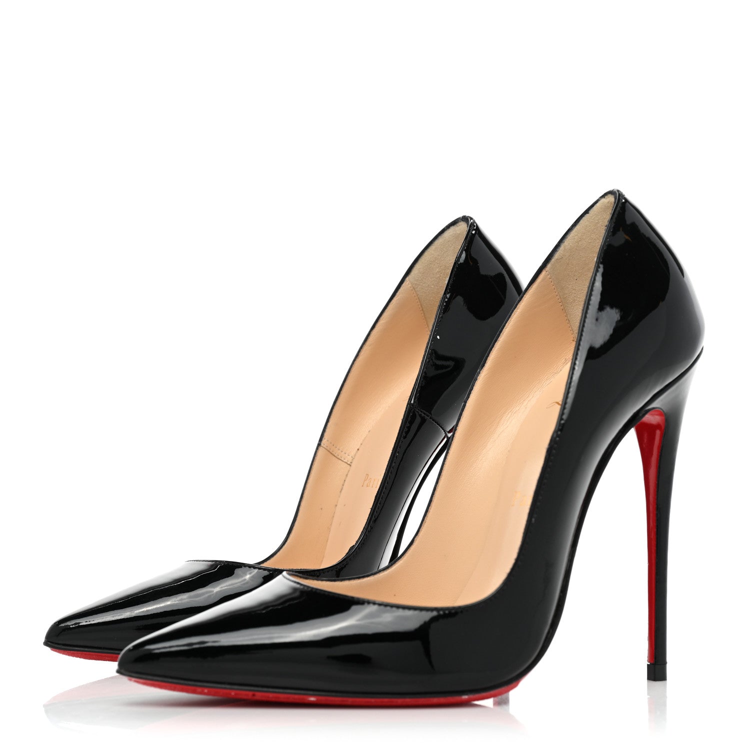 Christian Louboutin Patent So Kate 120 Pumps 37 Black 3 of 11