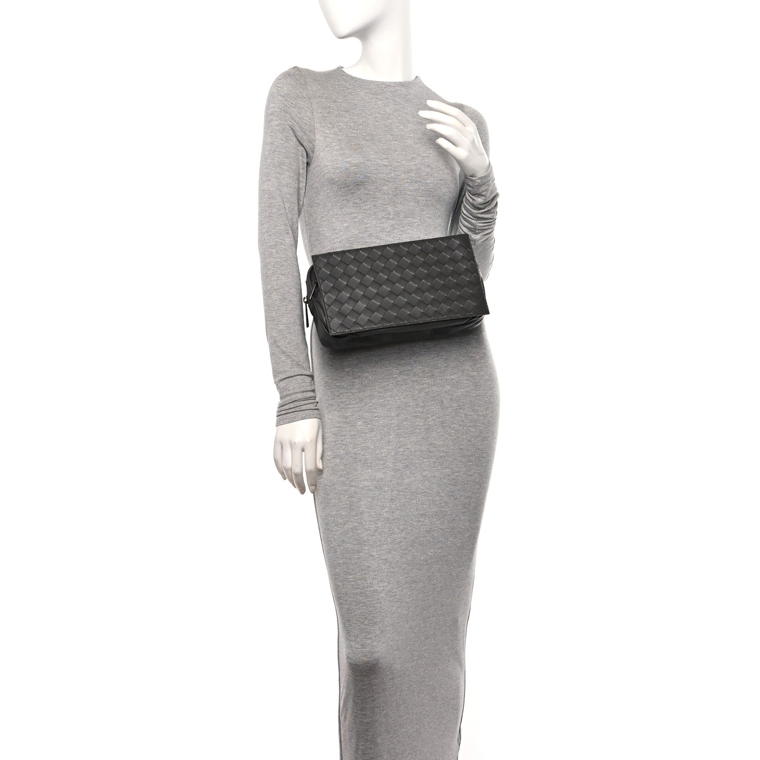 Bottega Veneta Nappa Intrecciato Belt Bag Light Graphite 2 of 12