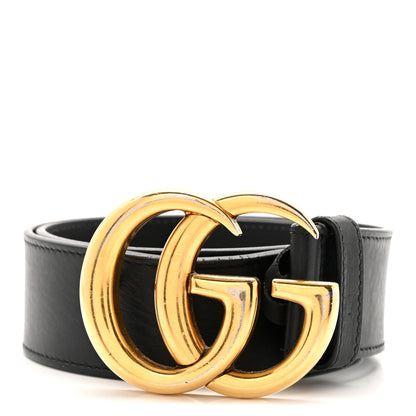 Gucci Calfskin Double G 40mm Belt 70 28 Black 1 of 8