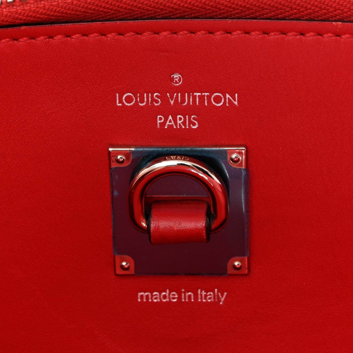Louis Vuitton Veau Satin City Steamer MM Rubis 6 of 9