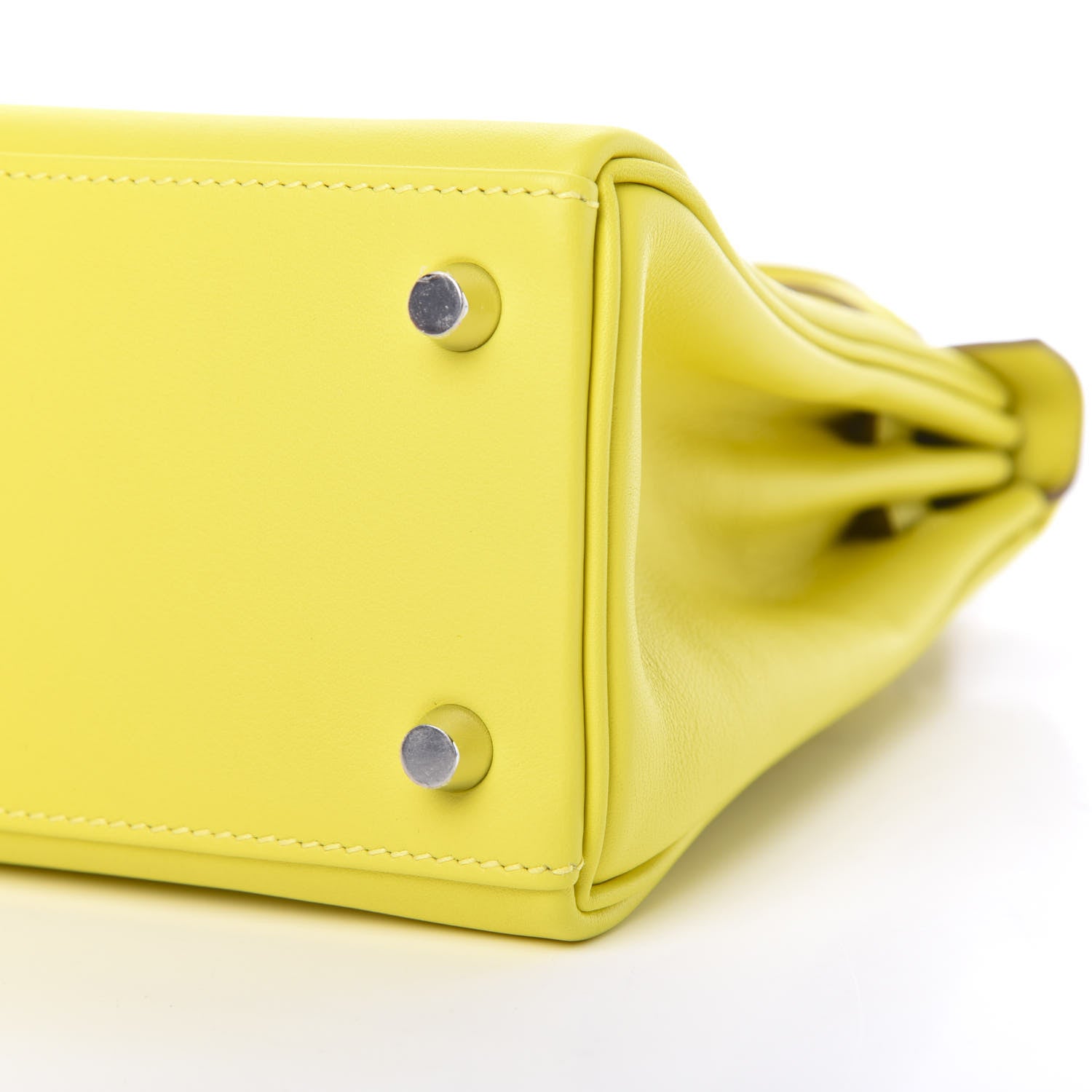 Hermes Swift Kelly Retourne 25 Lime 9 of 10